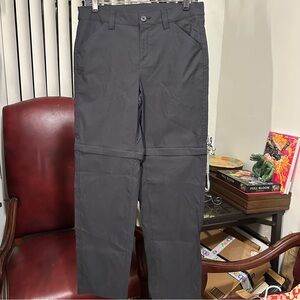 Eddie Bauer Womens 6 Convertible Zip Off Hiking Pants black Outdoor